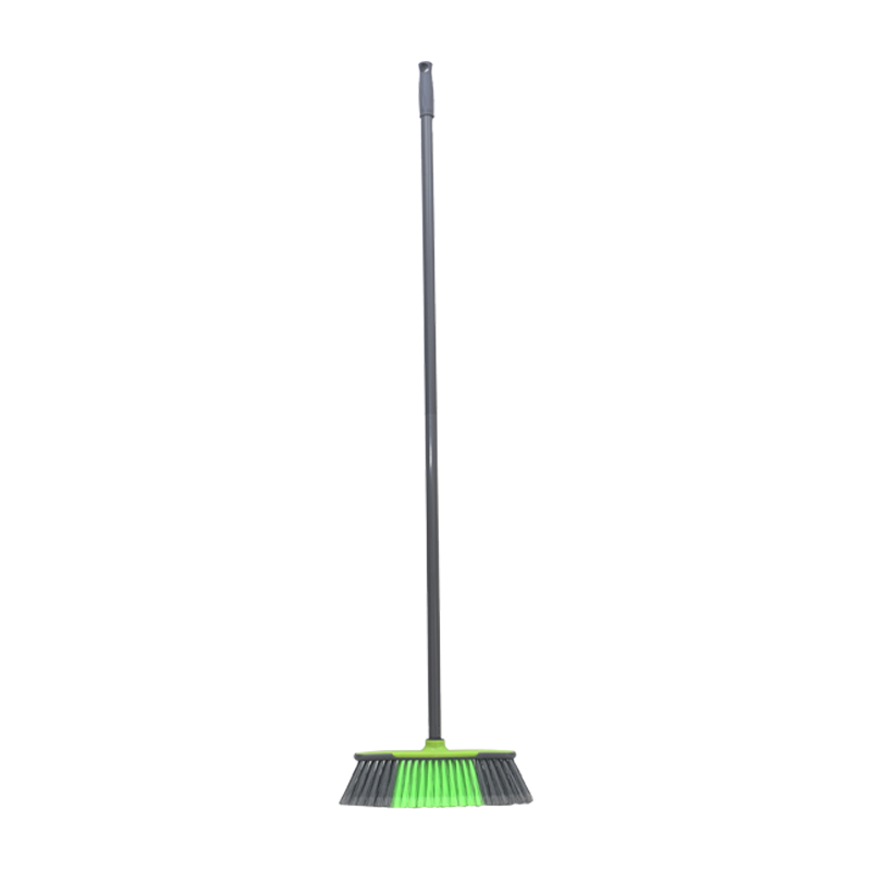 Plastic broom head