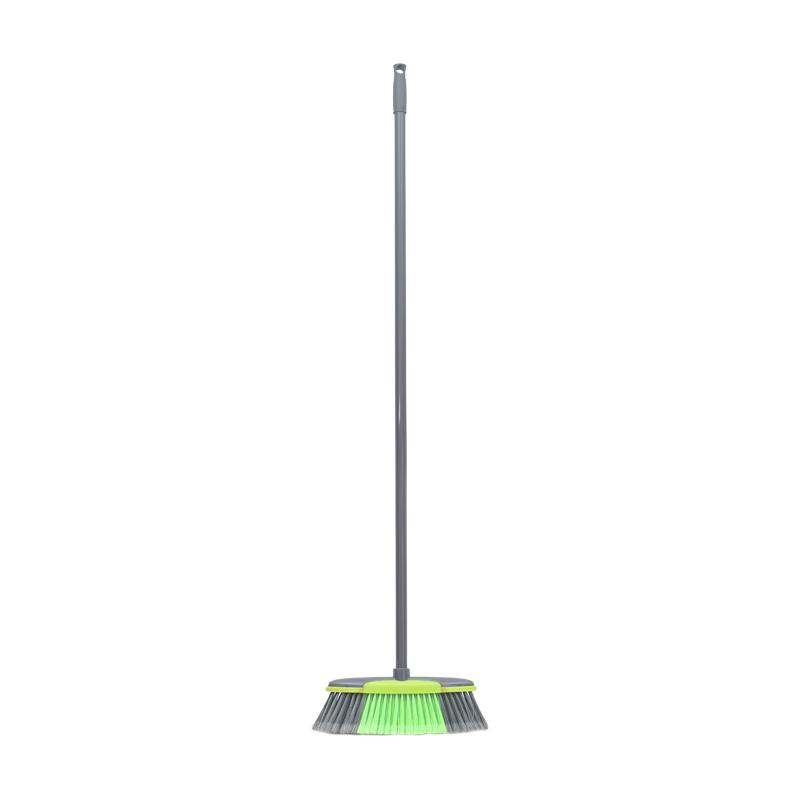 Plastic broom head