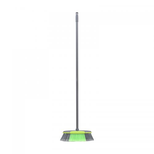 Plastic broom head