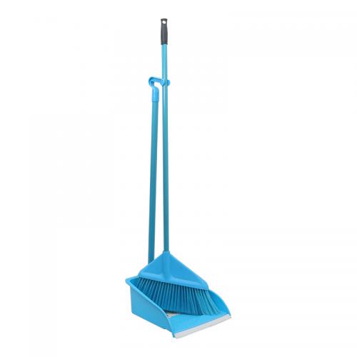 Plastic broom dust pan