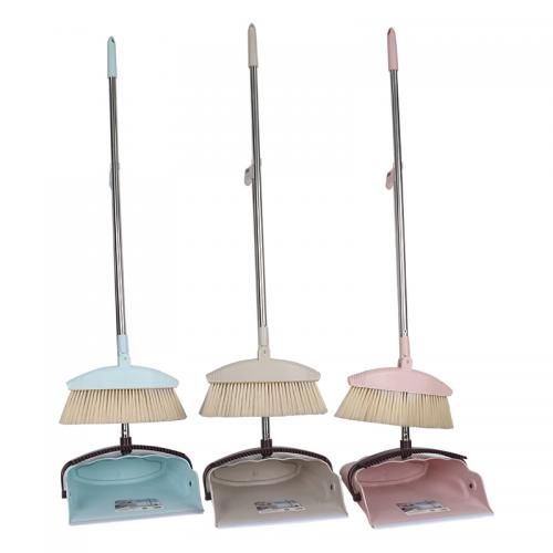 Lobby broom and Dust pan plastic